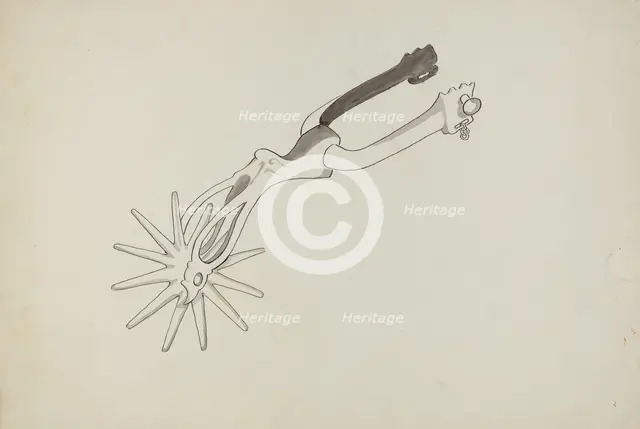 Spur, c. 1936. Creator: J.Henry Marley.