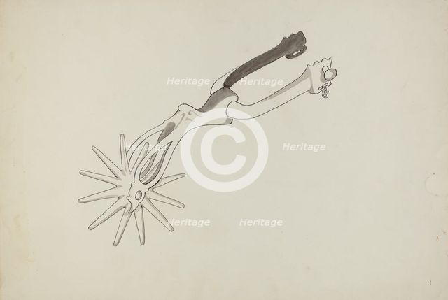 Spur, c. 1936. Creator: J.Henry Marley.
