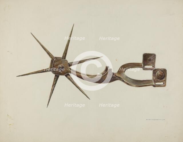 Spur, c. 1937. Creator: Gerald Transpota.