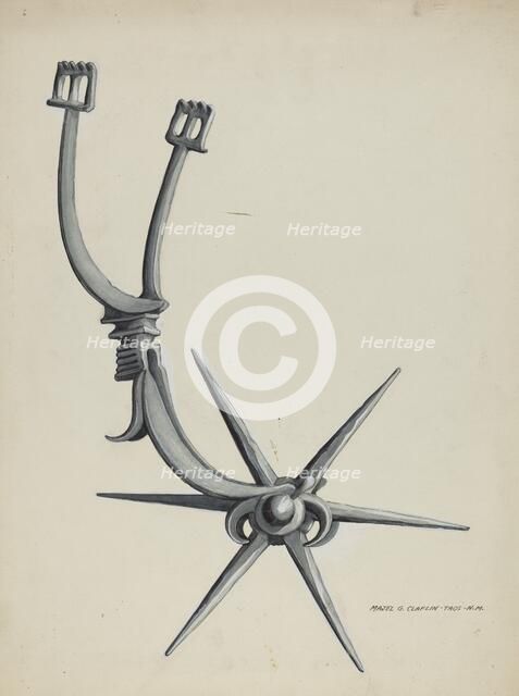 Spur, c. 1937. Creator: Majel G. Claflin.