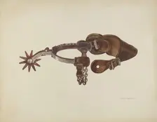 Spur, c. 1938. Creator: Verna Tallman