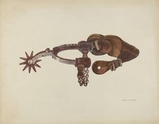 Spur, c. 1938. Creator: Verna Tallman