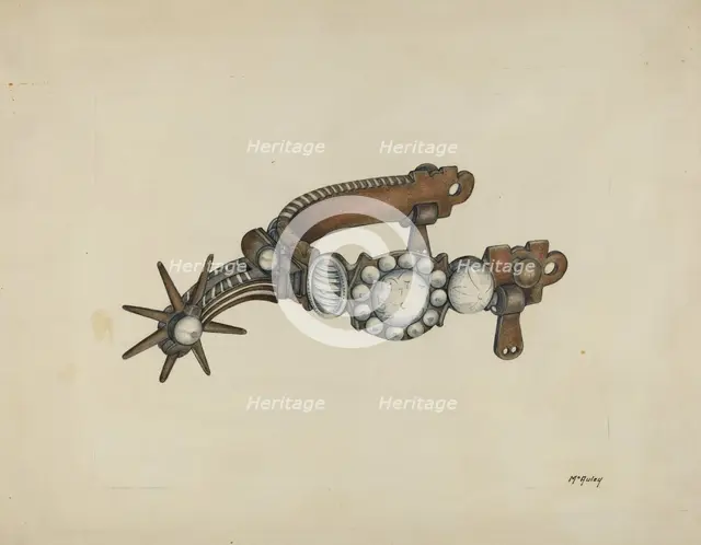 Spur, c. 1938. Creator: William McAuley.