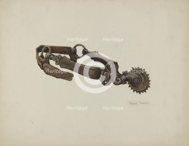 Spur, c. 1938. Creator: Pearl Torell.