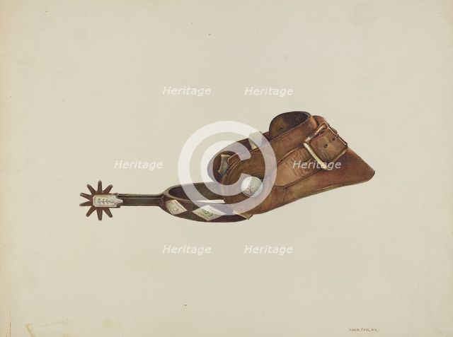 Spur, c. 1938. Creator: Robert W.R. Taylor.