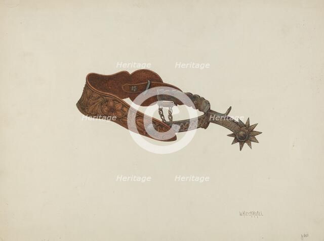 Spur, c. 1939. Creator: William Kieckhofel.