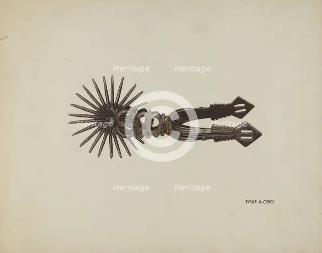 Spur, c. 1939. Creator: Emile Cero.