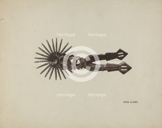 Spur, c. 1939. Creator: Emile Cero.
