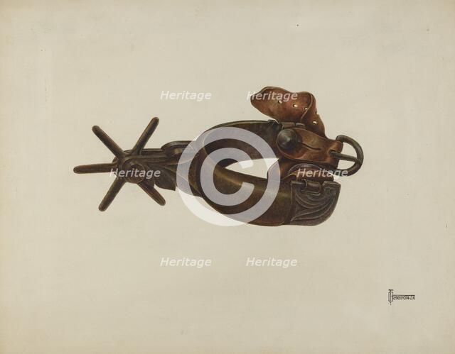 Spur, c. 1939. Creator: Gerald Transpota.