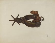 Spur, c. 1939. Creator: Gerald Transpota