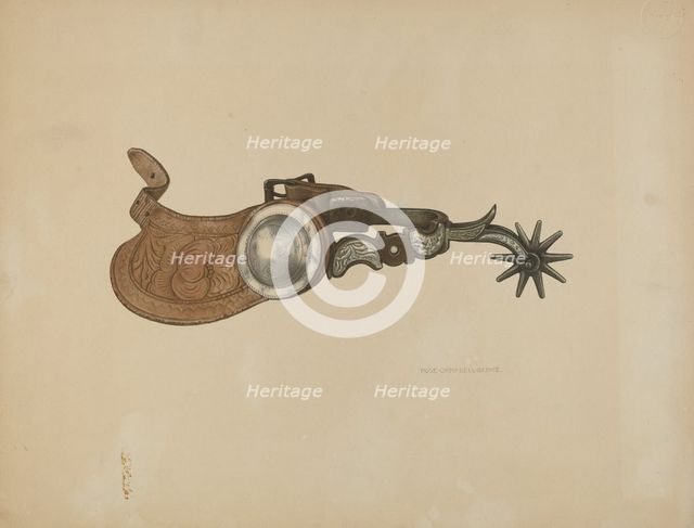 Spur, c. 1939. Creator: Rose Campbell-Gerke.