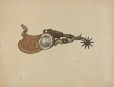 Spur, c. 1939. Creator: Rose Campbell-Gerke