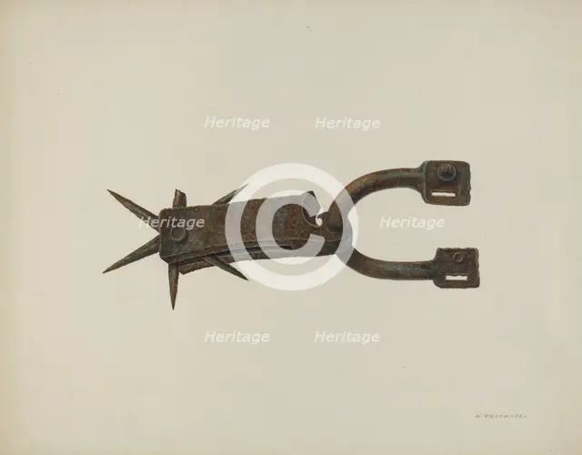Spur, c. 1940. Creator: William Kieckhofel.