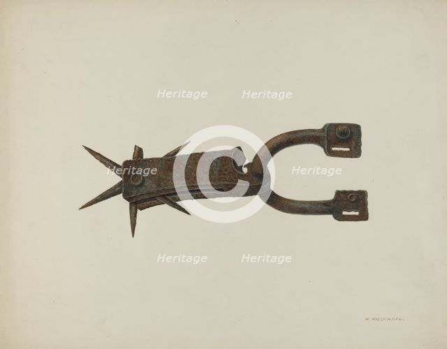 Spur, c. 1940. Creator: William Kieckhofel.
