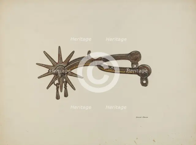 Spur, c. 1940. Creator: George E. Rhone.