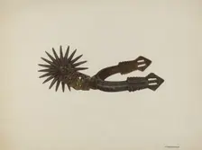 Spur, c. 1940. Creator: Gerald Transpota