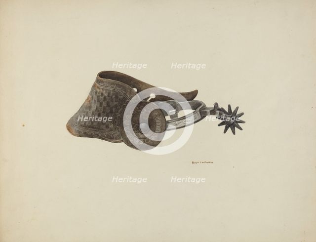 Spur, c. 1940. Creator: R.J. De Freitas.