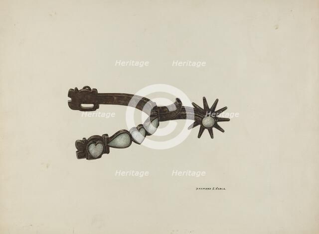 Spur, c. 1940. Creator: Raymond E. Noble.