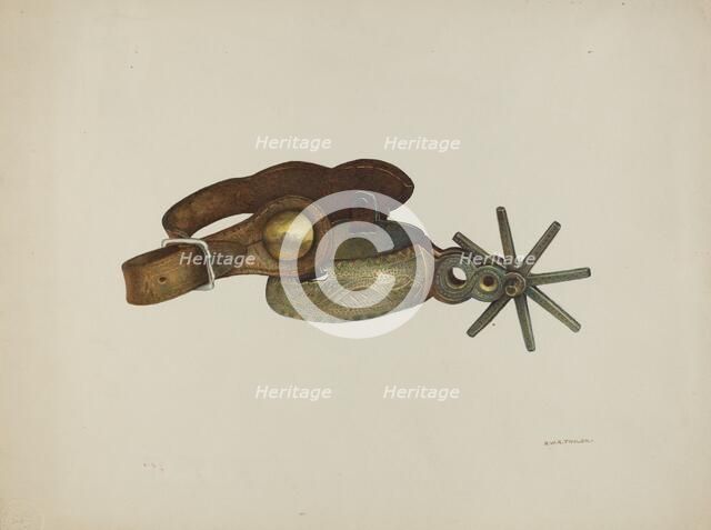 Spur, c. 1940. Creator: Robert W.R. Taylor.