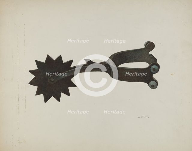Spur, c. 1940. Creator: Robert W.R. Taylor.