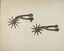 Spurs, c. 1937. Creator: Clyde L. Cheney