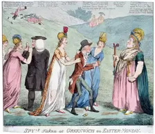 Spy's Taken at Greenwich 1798. Artist: Anon