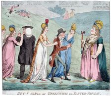 Spy's Taken at Greenwich 1798. Artist: Anon