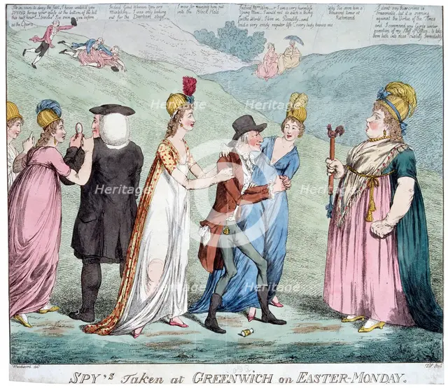 'Spy's Taken at Greenwich', 1798.        Artist: Anon