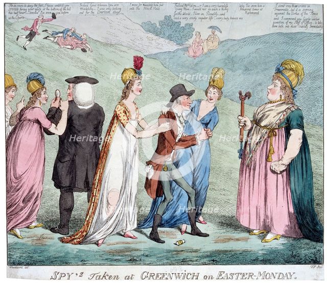'Spy's Taken at Greenwich', 1798.        Artist: Anon