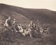 Spying in Glenfeshie, ca. 1858. Creator: Horatio Ross