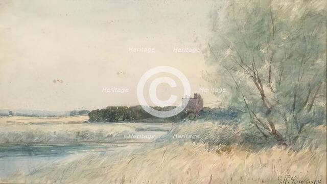Spynie Castle, 1900-1924. Creator: George Russell Gowans.