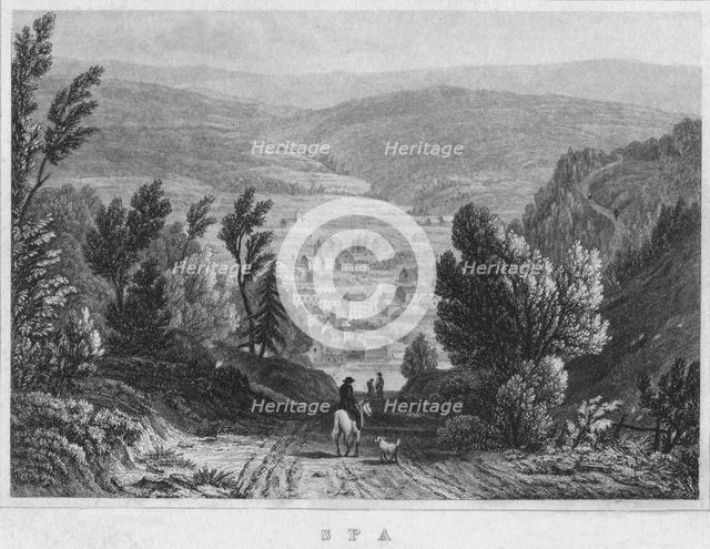 'Spa', 1850. Artist: Shury & Son.