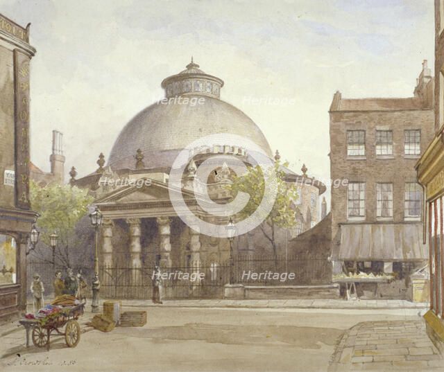 Spa Fields Chapel, Exmouth Street, Finsbury, London, 1886. Artist: John Crowther
