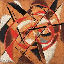 Space Force Construction, 1920-1921. Artist: Popova, Lyubov Sergeyevna (1889-1924)