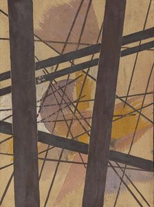 Space Force Construction, ca 1921-1922. Creator: Popova, Lyubov Sergeyevna (1889-1924)