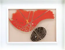 Space Modulator, Red over Black, 1946. Creator: Laszlo Moholy-Nagy