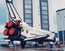 Space Shuttle Columbia on Earth, 1980s. Creator: Unknown