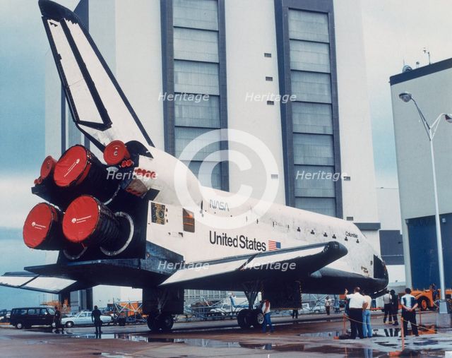 Space Shuttle Columbia on Earth, 1980s. Creator: Unknown.