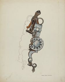 Spade Bit, c. 1936. Creator: Eva Fox