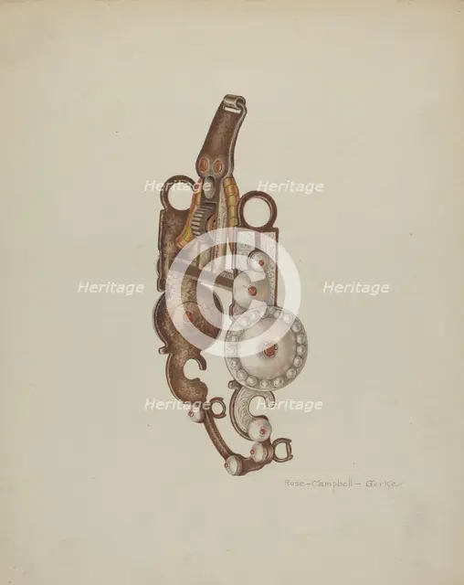 Spade Bit, c. 1936. Creator: Rose Campbell-Gerke.