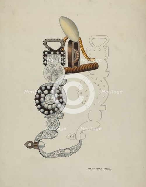Spade Bit, c. 1937. Creator: Harry Mann Waddell.