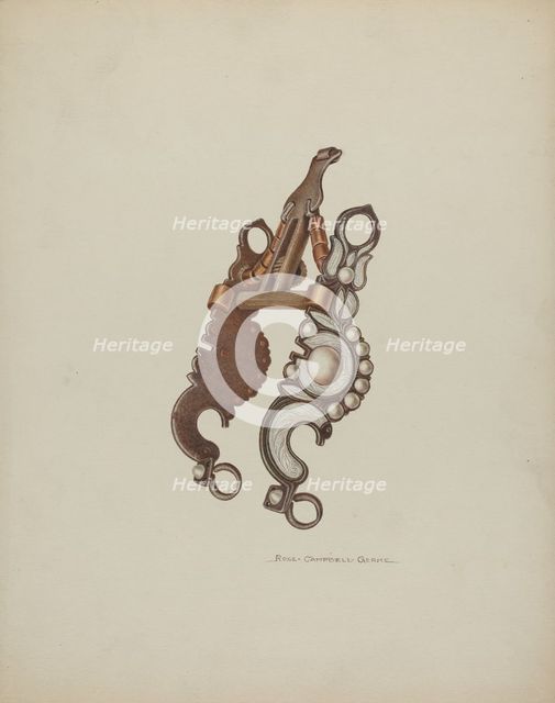 Spade Bit, c. 1939. Creator: Rose Campbell-Gerke.