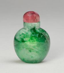 Spade-Shaped Snuff Bottle, Qing dynasty (1644-1911), 1800-1900. Creator: Unknown
