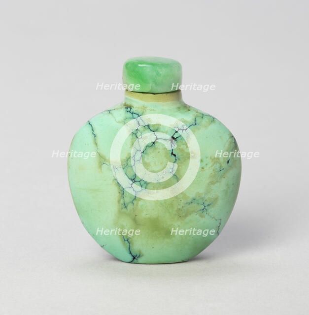 Spade-Shaped Snuff Bottle, Qing dynasty (1644-1911), 1800-1900. Creator: Unknown.