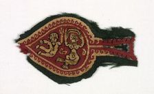 Spade-shaped Terminus of a Clavus, 400s - 600s. Creator: Unknown