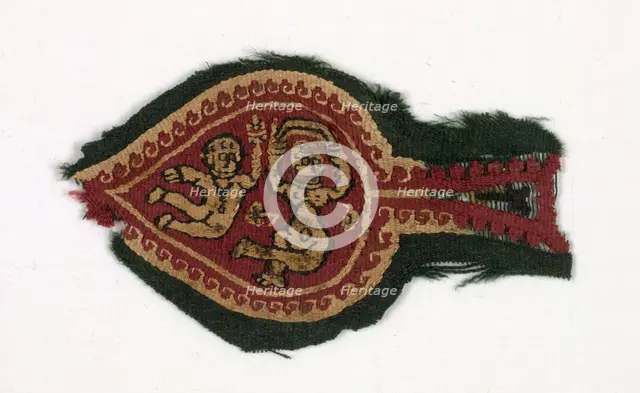 Spade-shaped Terminus of a Clavus, 400s - 600s. Creator: Unknown.