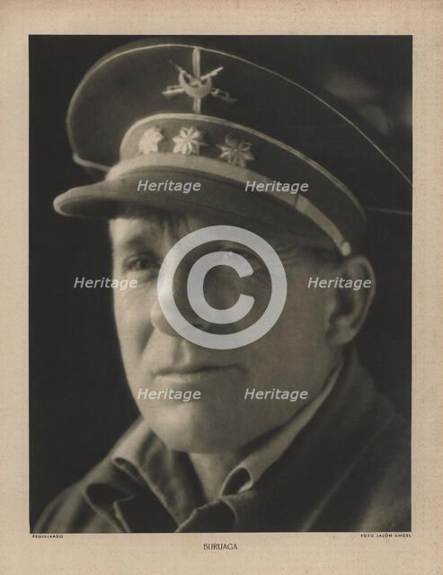 Spain. Civil War (1936-1939). Military of the National Army. Eduardo Sáenz de Buruaga (1893-1964).