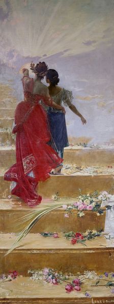 Spain leading the Philippines to glory, 1888. Creator: Juan Luna Novicio