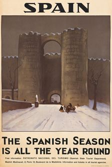 Spain: The Spanish Season is All the Year Round, 1929. Creator: Penagos Zalabardo, Rafael de (1889-1954)