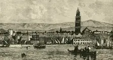 Spalatro, from the Harbour 1890. Creator: Unknown